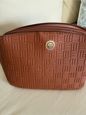 Anne Klein Triple Compartment Crossbody Bag